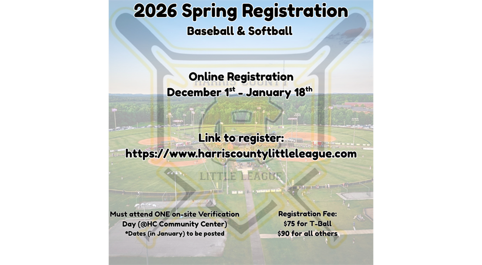 2026 Spring Registration
